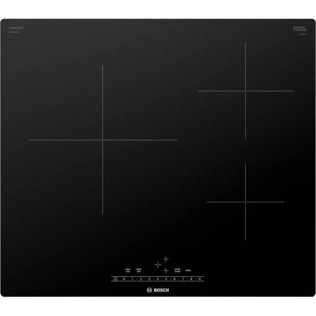 Plaque de cuisson électrique Bosch 500 Series, 24 pouces, noir – NIT5460UC