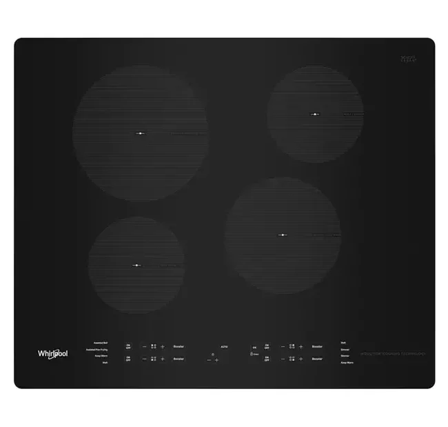 Plaque de cuisson à induction Whirlpool, 24 pouces, noir – WCI55US4JB