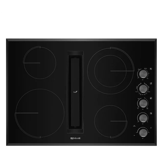 Plaque de cuisson électrique JennAir – 30 pouces, 4 brûleurs, noir – JED3430GB