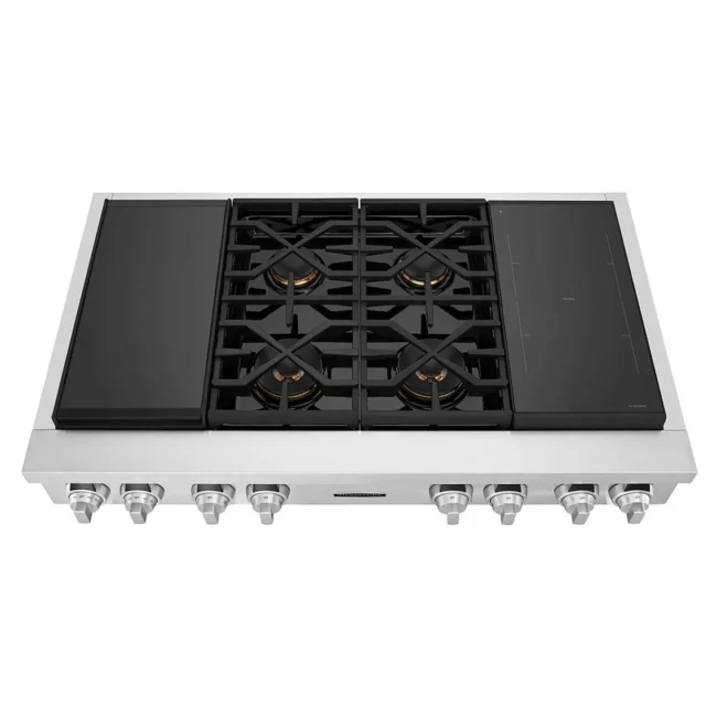 Plaque de cuisson professionnelle Signature Kitchen Suite, 48 pouces, inox – SKSRT480SIS