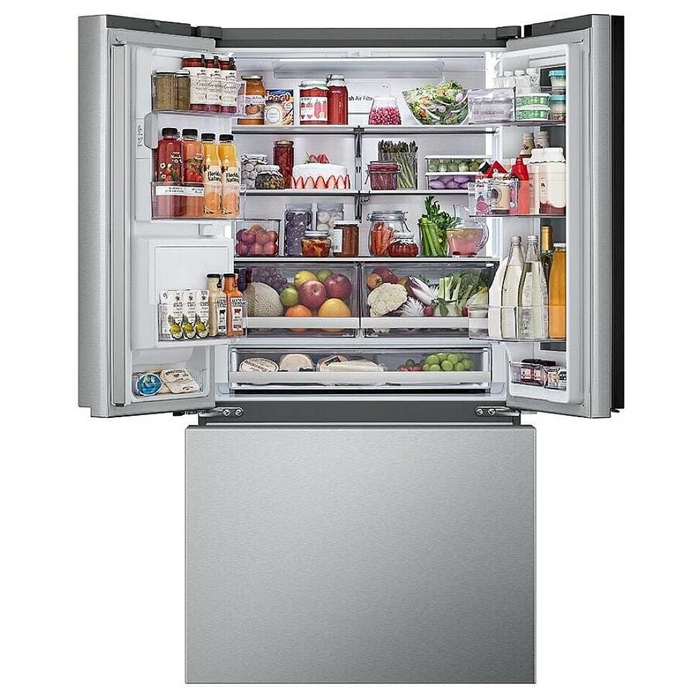 Réfrigérateur LG à portes françaises, 36 pouces avec eau et glace, inox – LRYKC2606S - Image 3