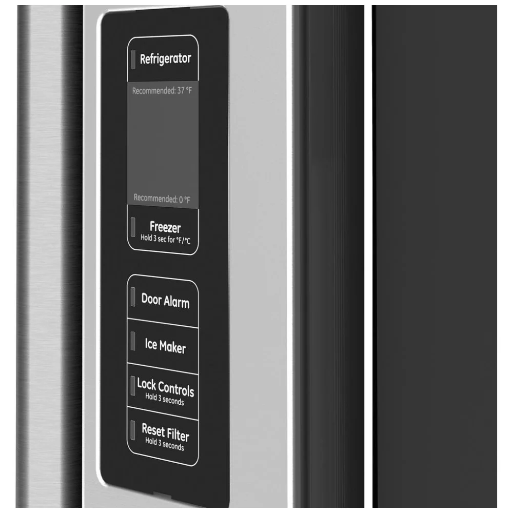 Réfrigérateur à portes françaises GE Café – 36 pouces, 23,1 pi³, inox – CWE23SP2MJS1 – Image 5