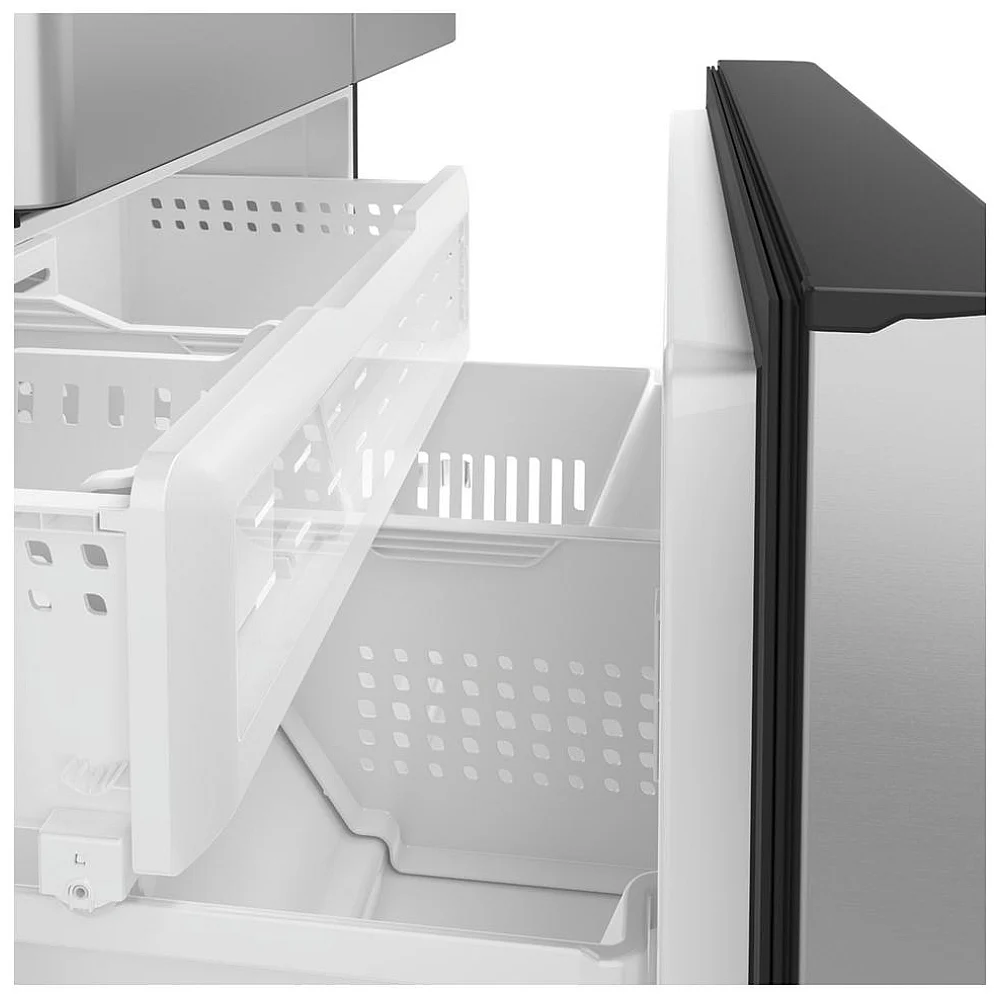 Réfrigérateur à portes françaises GE Café – 36 pouces, 23,1 pi³, inox – CWE23SP2MJS1 – Image 4