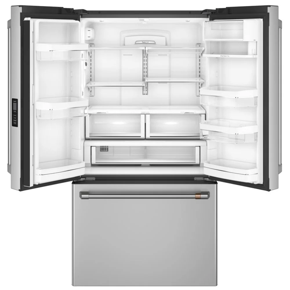 Réfrigérateur à portes françaises GE Café – 36 pouces, 23,1 pi³, inox – CWE23SP2MJS1 – Image 2