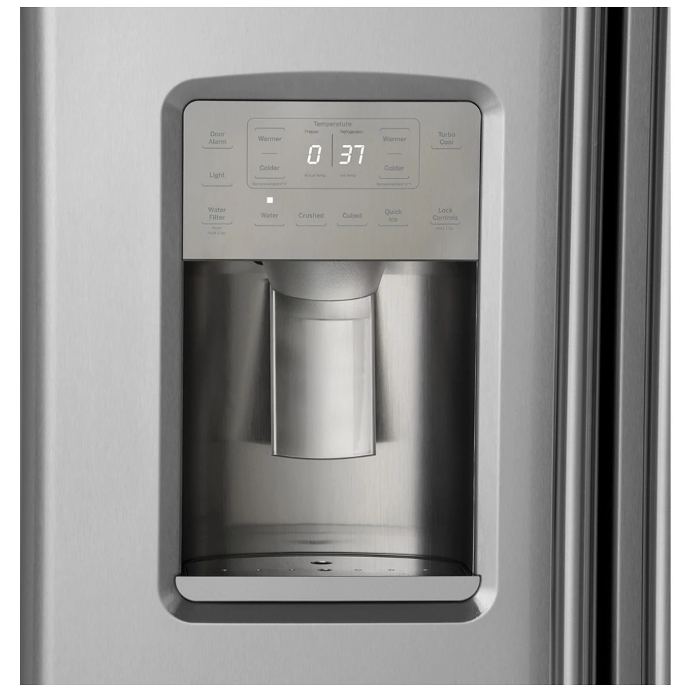 Réfrigérateur côte-à-côte GE Café – 36 pouces, 21,9 pi³, inox – CZS22MP2NJS1 – Image 4