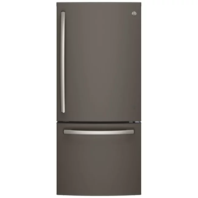 Réfrigérateur à congélateur inférieur GE – 30 pouces, 20,9 pi³, ardoise – GDE21DMKES
