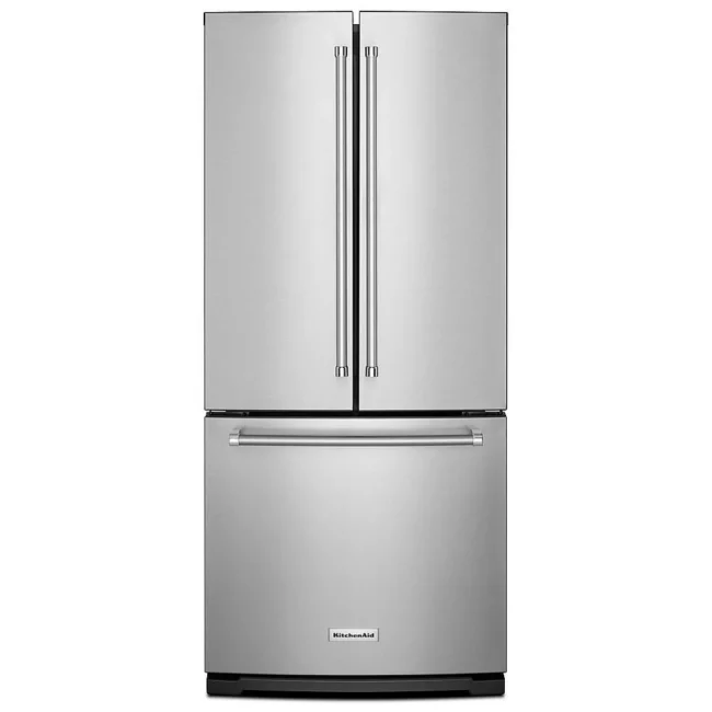 KitchenAid French door refrigerator - 30 inches, 19.7 cu. ft., stainless steel - KRFF300ESS