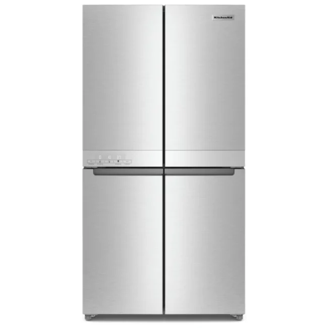 KitchenAid French door counter depth refrigerator - 36 inches, 19.4 cu. ft., stainless steel - KRQC506MPS