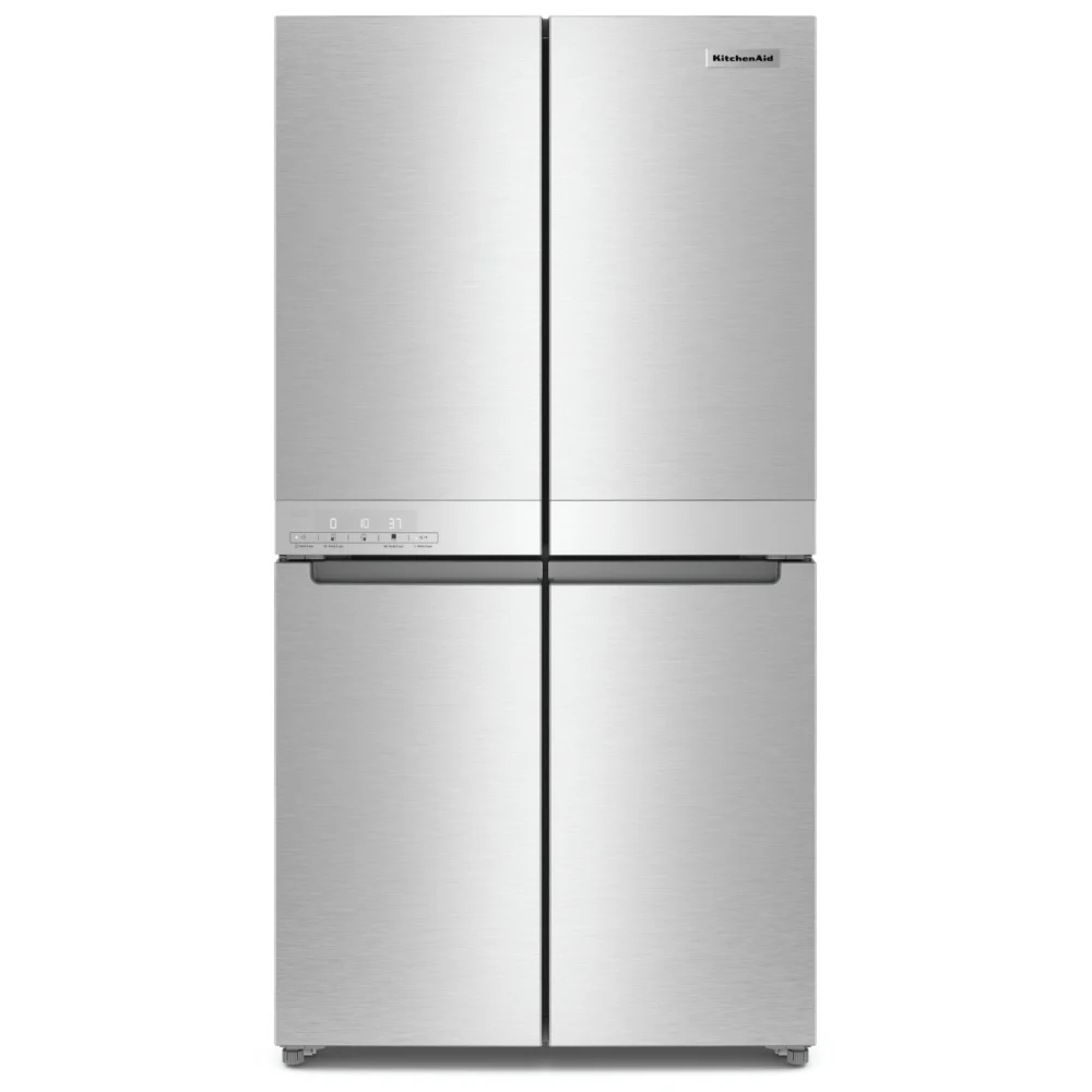Réfrigérateur à profondeur de comptoir à portes françaises KitchenAid – 36 pouces, 19,4 pi³, inox – KRQC506MPS