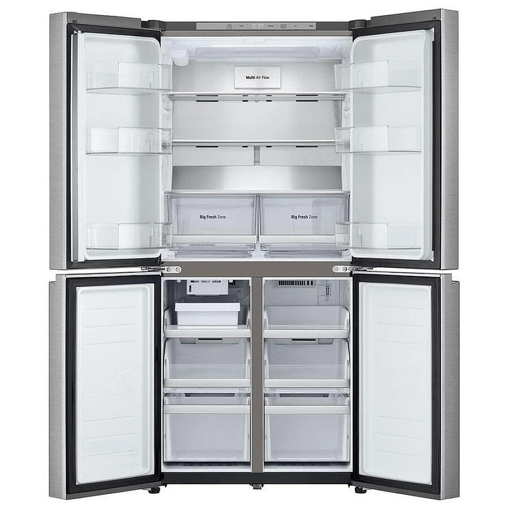 Réfrigérateur à portes françaises LG – 33 pouces, 19 pi³, profondeur de comptoir, inox – LF19C8200S - Image 2
