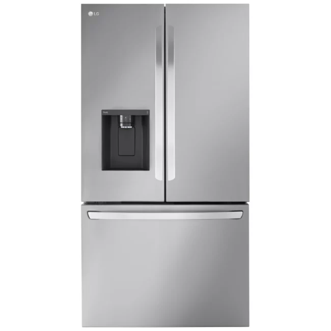 Réfrigérateur à profondeur de comptoir à portes françaises LG, 36 pouces avec eau et glace, inox – LRFXC2606S