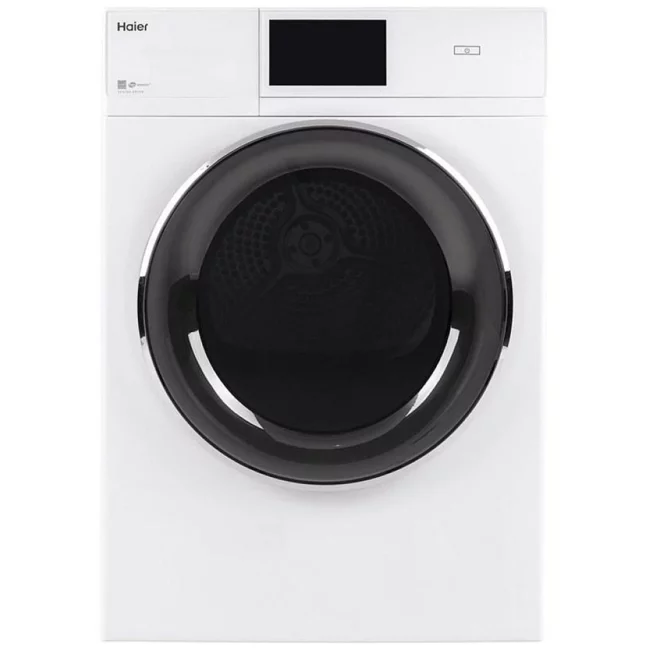 Sécheuse électrique Haier – 24 pouces, 4,1 pi³, blanc – QFD15ESMNWW