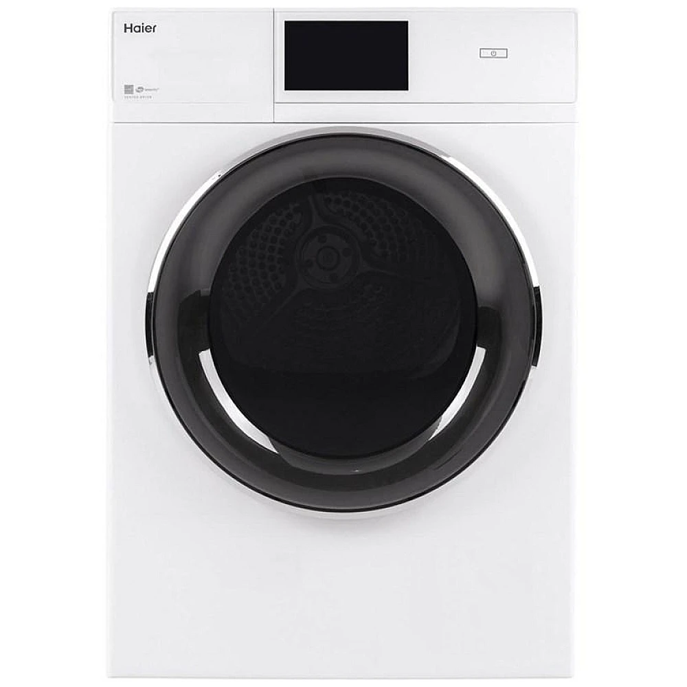 Sécheuse électrique Haier – 24 pouces, 4,1 pi³, blanc – QFD15ESMNWW