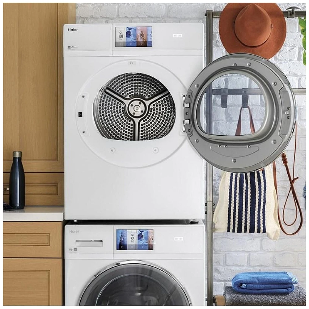 Sécheuse électrique Haier – 24 pouces, 4,1 pi³, blanc – QFD15ESMNWW – Image 5