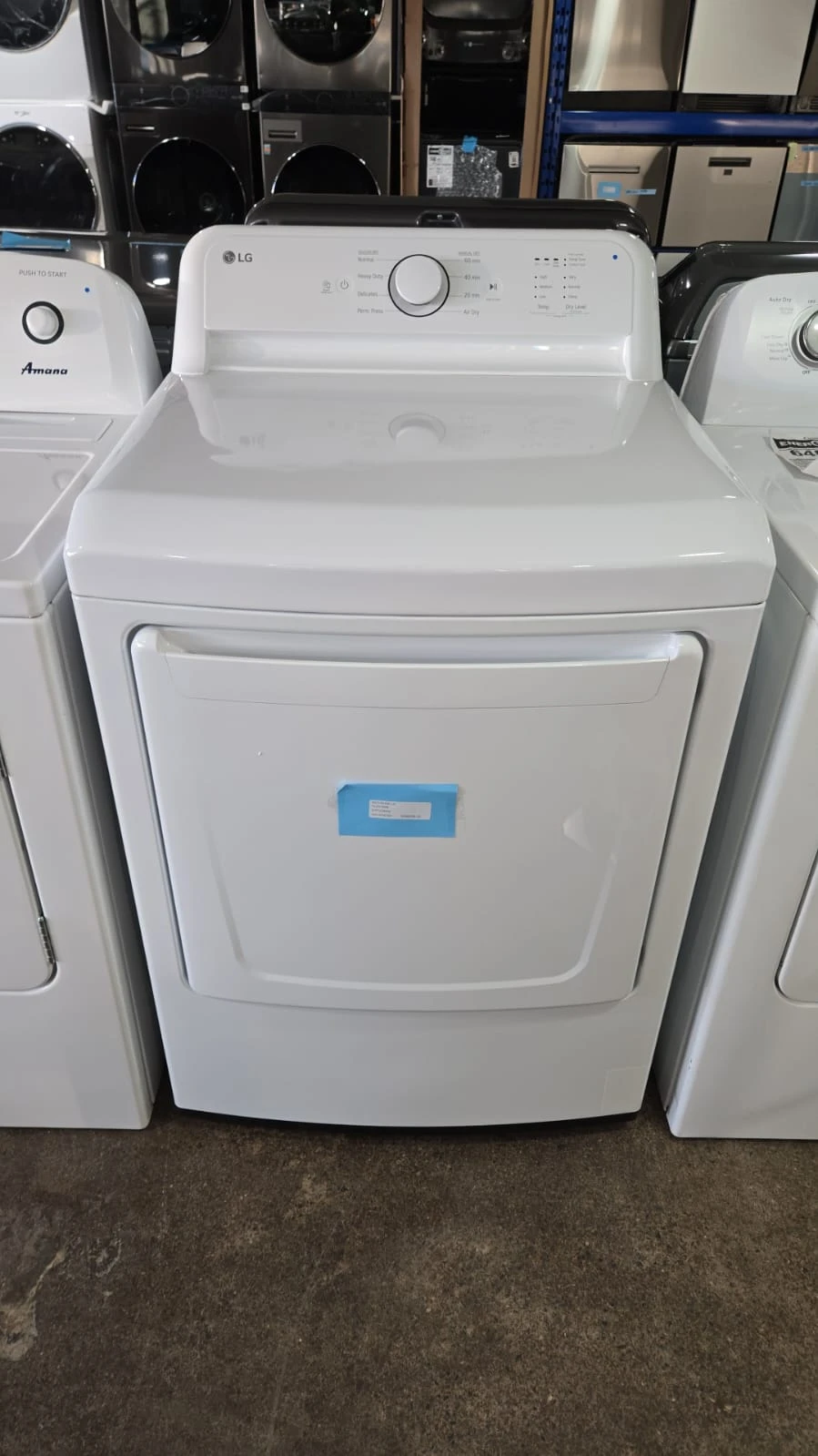 Sécheuse électrique LG – 27 pouces, 7,3 pi³, blanc – DLE6100W – Image 7