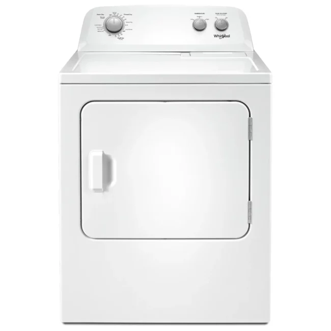 Sécheuse électrique Whirlpool – 29 pouces, 7,0 pi³, blanc – YWED4850HW