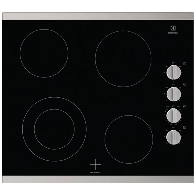 Plaque de cuisson électrique Electrolux, 24 pouces, inox – ECCE242CAS