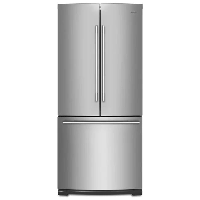 Whirlpool French door refrigerator, 30 inch, 19.68 cu. ft., Stainless steel - WRFA60SFHZ