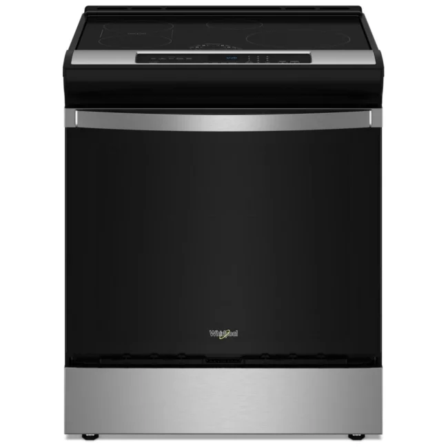 Cuisinière à induction Whirlpool – 30 pouces, 6,4 pi³, acier inoxydable – WSIS5030RZ
