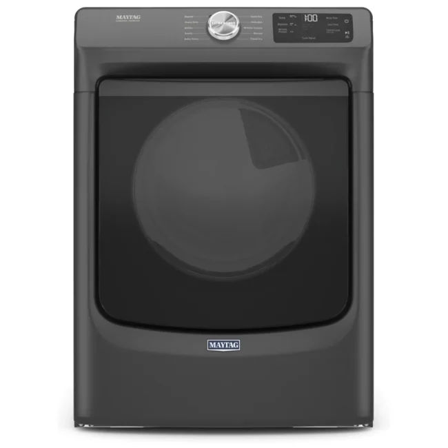 Sécheuse électrique Maytag – 30 pouces, 7.3 pi³, 10 cycles,Noir – YMED5630MBK