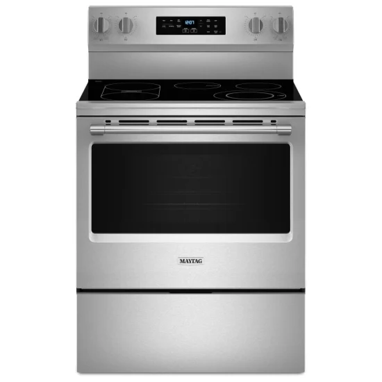 Cuisinière électrique Maytag, 30 pouces, 5,3 pi³, convection, Acier inoxydable – YMFES6030RZ