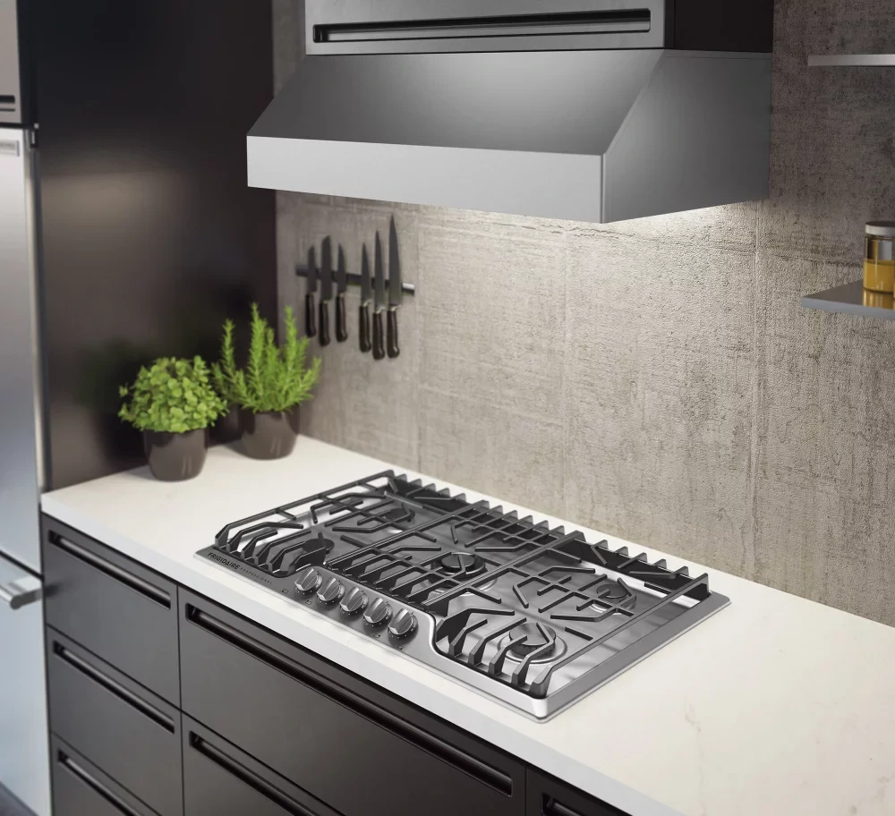 Plaque de cuisson au gaz Frigidaire Professional, 36 pouces, inox – FPGC3677RS – Image 4