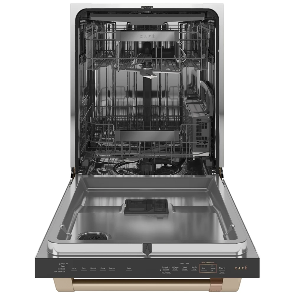 Ensemble de cuisine GE Café blanc – réfrigérateur 33pouces + cuisinière au gaz double four + lave-vaisselle 39 dB - CCGS750P4MW2 + CWE19SP4NW2 + CDT875P4NW2 – Image 6