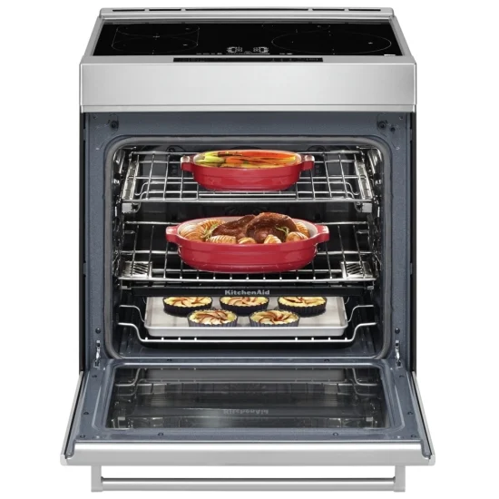 Cuisinière à induction KitchenAid 30 pouces, 6,4 pi³, Acier inoxydable – KSIS730PSS – Image 3