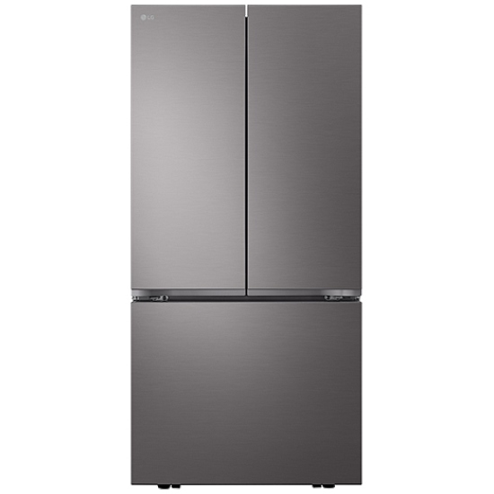 Réfrigérateur LG 33 pouces portes françaises 25,1 pi³, Acier inoxydable noir – LF25S6200D