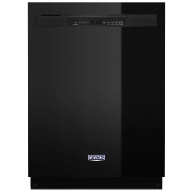 Lave-vaisselle Maytag – 24 pouces, 50 dB, panneau de commande frontal, noir – MDB4949SKB