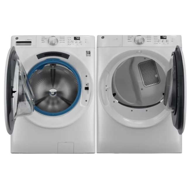 ensemble laveuse sécheuse GE GFW350SSYWW GFD35ESMYWW