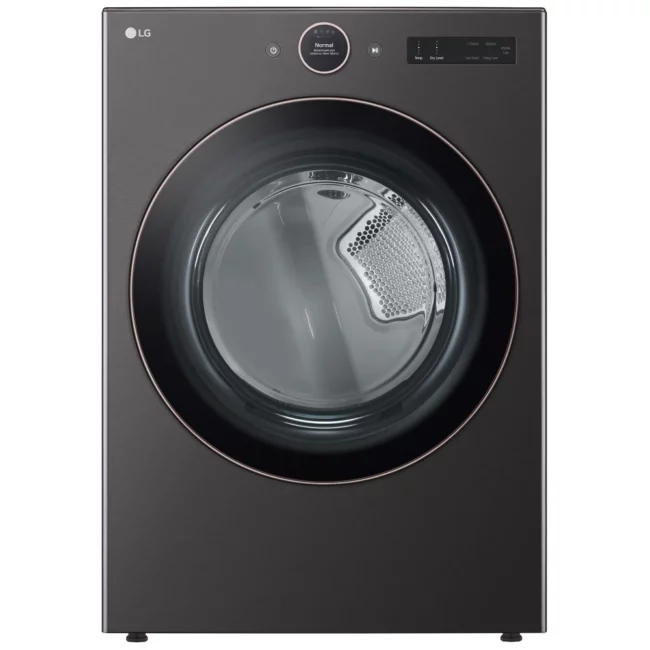 Sécheuse LG – 27 pouces, 7,4 pi³, vapeur, Wi-Fi, inox noir – DLEX6500B