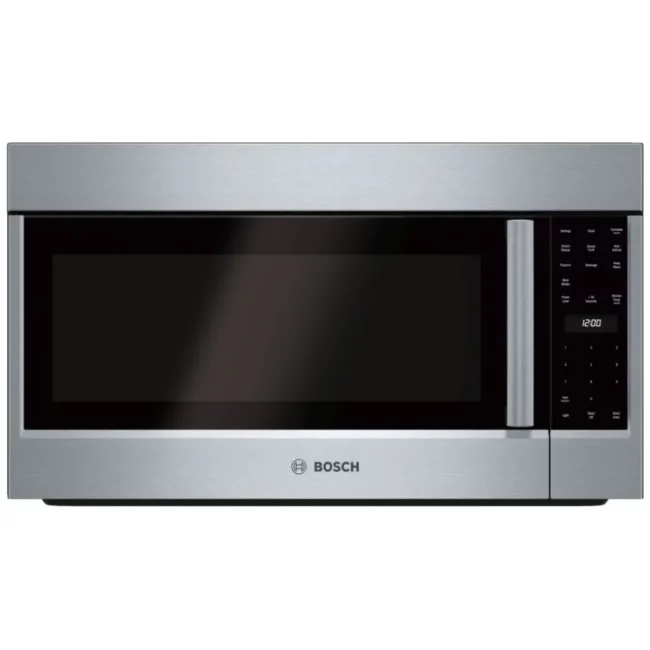 Micro-ondes hotte Bosch Série 500 – 30 pouces, 2,1 pi³, ventilation 385 PCM et inox – HMV5053C
