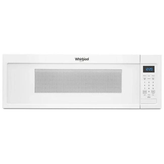 Micro-ondes à hotte intégrée Whirlpool – 30 pouces, blanc – YWML35011KW