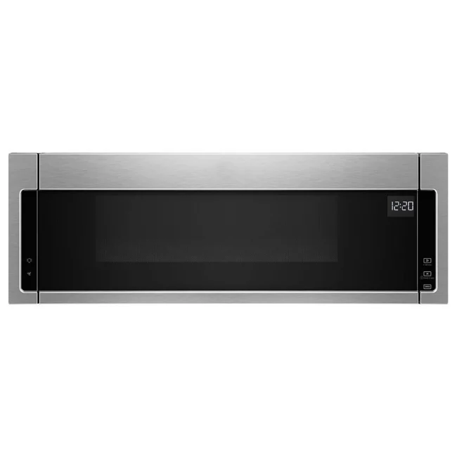 Micro-ondes à hotte intégrée Whirlpool – 30 pouces, 1,1 pi³, 400 CFM, acier inoxydable – YWML55011HS