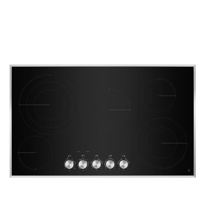 Plaque de cuisson électrique JennAir – 36 pouces, 5 éléments, noir – JEC3536HS