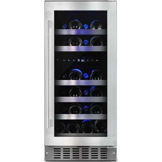 Cellier Wine Cell’R Diamond – 15 pouces, 26 bouteilles, double zone et inox – WC26SSTDZ6