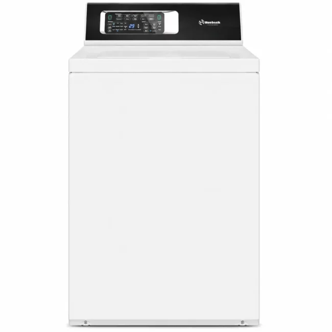 Laveuse à chargement vertical Huebsch – 26 pouces, 3,2 pi³, 16 cycles de lavage, blanc – ZWNE9RSN116CW