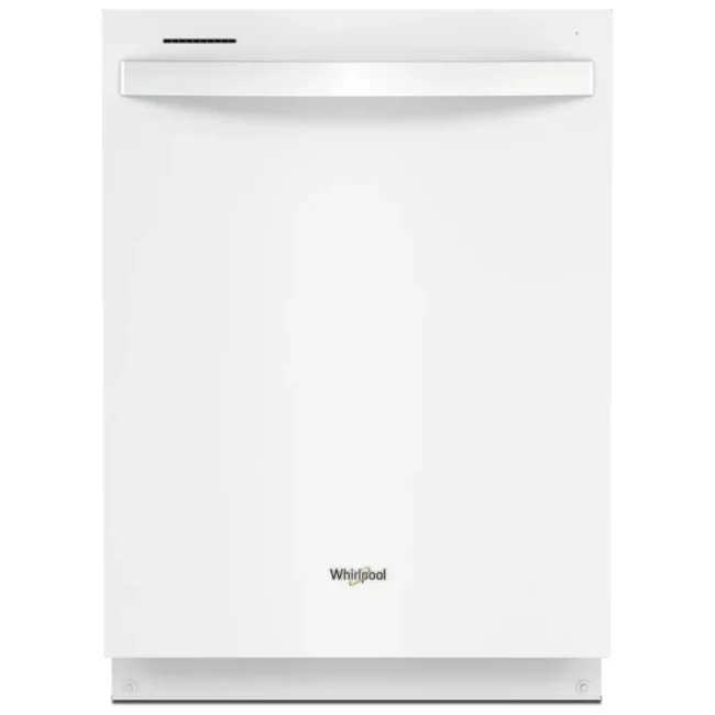 Lave-vaisselle Whirlpool blanc – 24 pouces, 50 dB, 12 couverts et cuve inox – WDT740SALW