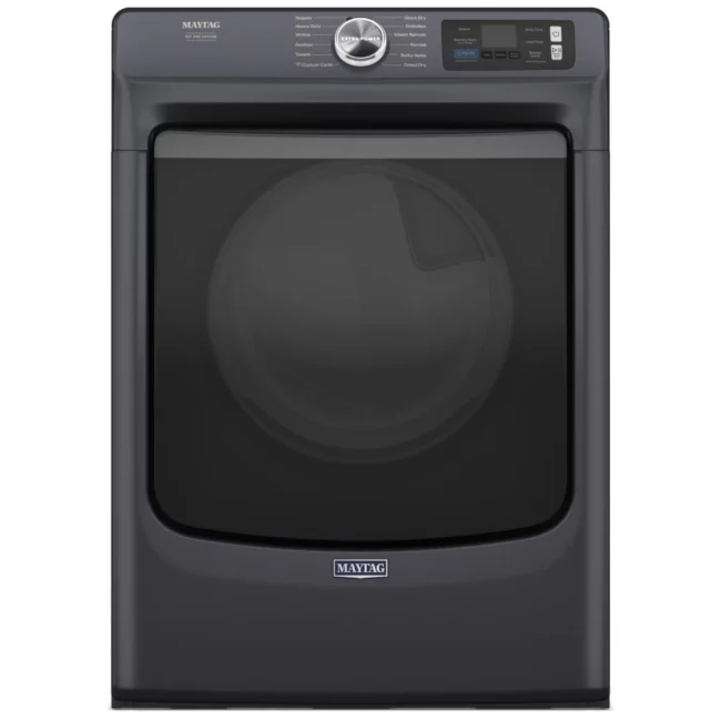 Sécheuse électrique Maytag Pet Pro – 7,4 pi³, vapeur, Wi-Fi et Extra Power, acier minuit – YMED7020RF