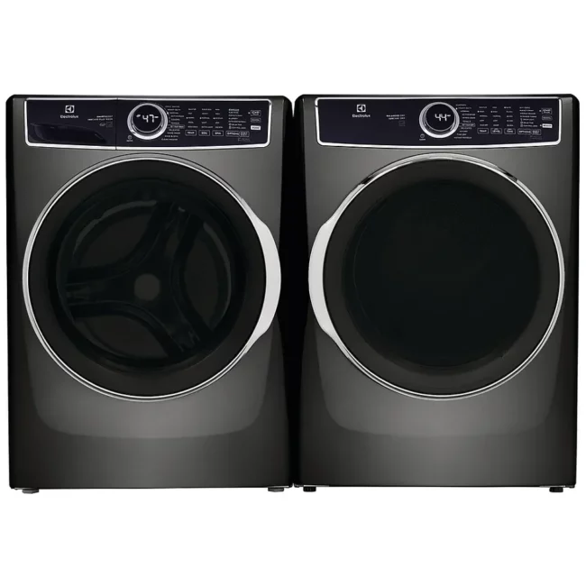 Ensemble laveuse et sécheuse Electrolux 27 pouces titane – ELFW7637AT & ELFE763CAT