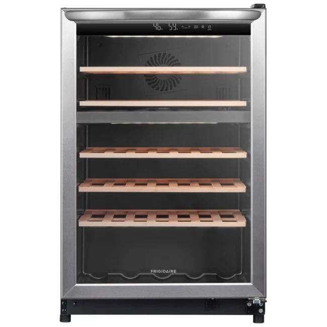 Refroidisseur à vin Frigidaire 22 po - double zone, 46 bouteilles & porte réversible - FRWE4626AS
