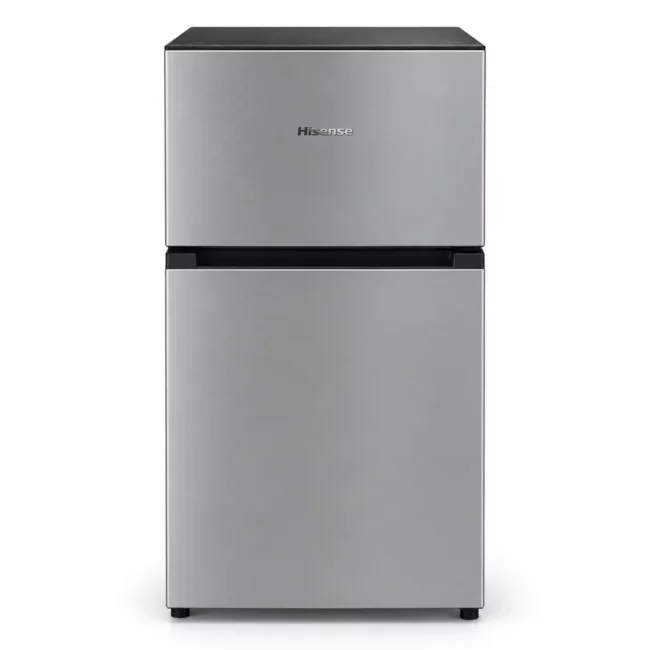 Réfrigérateur compact Hisense 19 po - 4,4 pi³, deux portes & congélateur séparé - HRT044VE