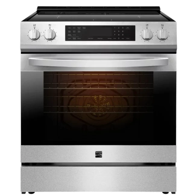 Cuisinière à induction Kenmore 30 pouces, convection véritable et Air fry – KKIRV2