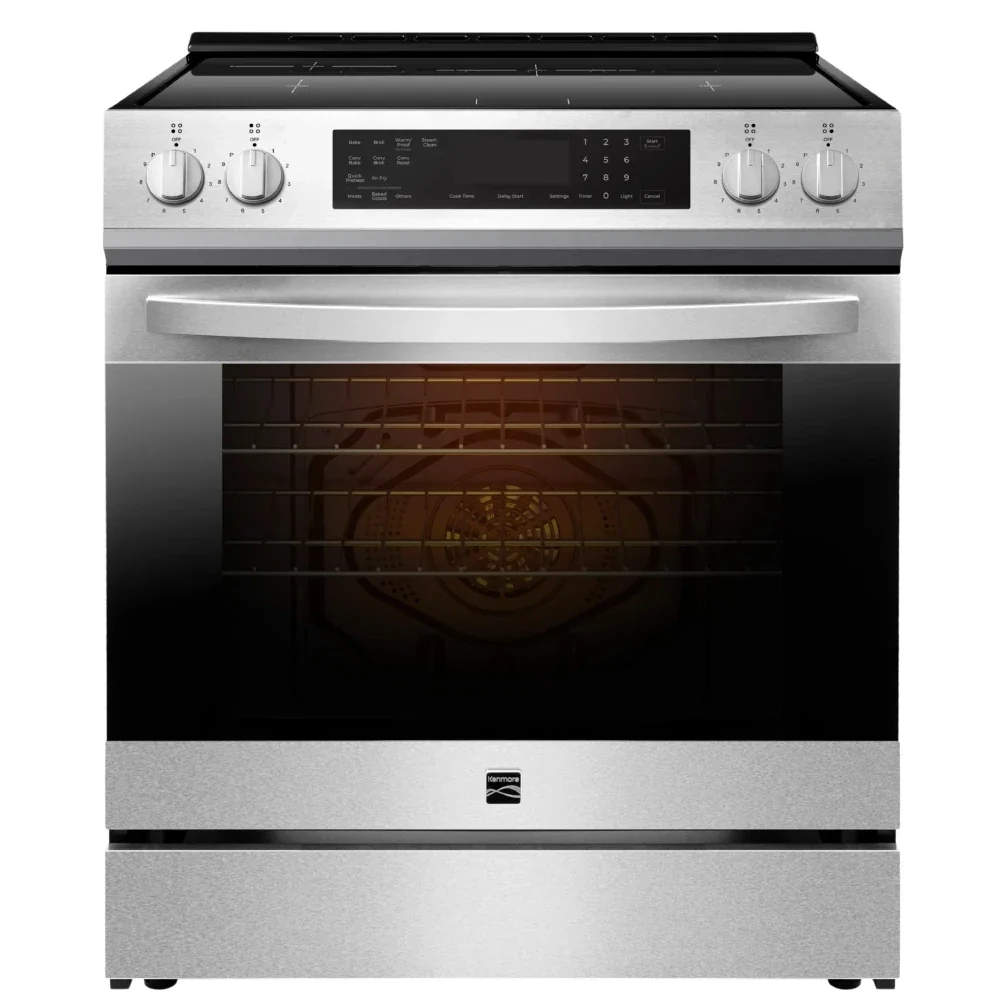 Cuisinière à induction Kenmore 30 pouces, convection véritable et Air fry – KKIRV2