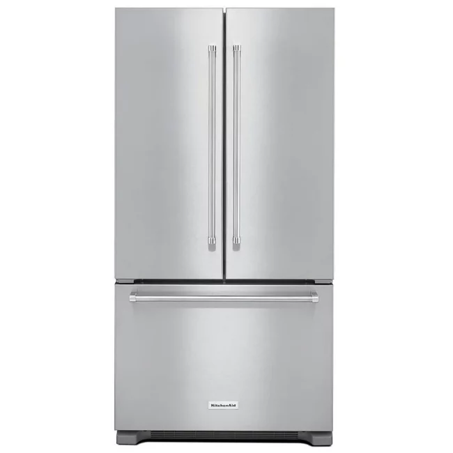 Réfrigérateur KitchenAid à portes françaises - eau intérieure, 21,9 pi³ & profondeur comptoir - KRFC302ESS