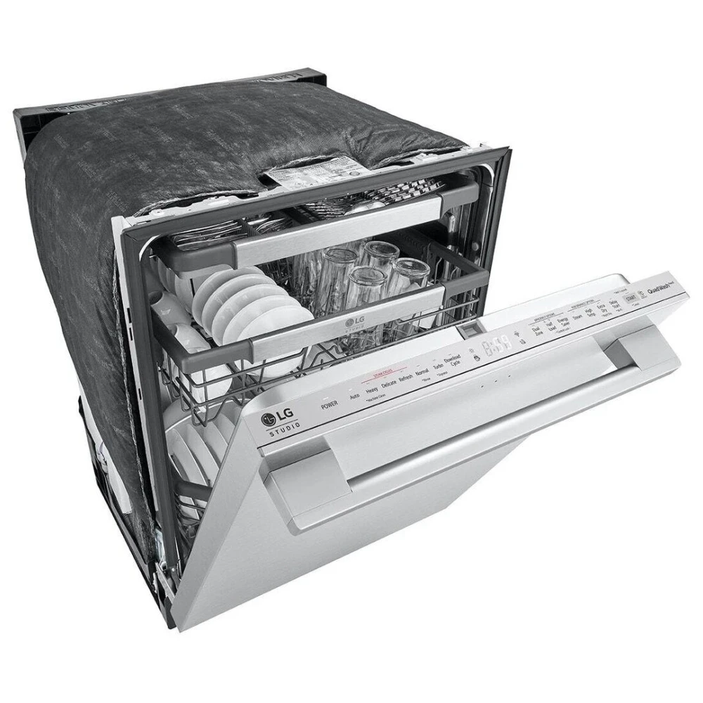 Lave-vaisselle LG Studio 24 po - lavage-séchage 1 h, 40 dB & inox - SDWB24S3 – Image 3