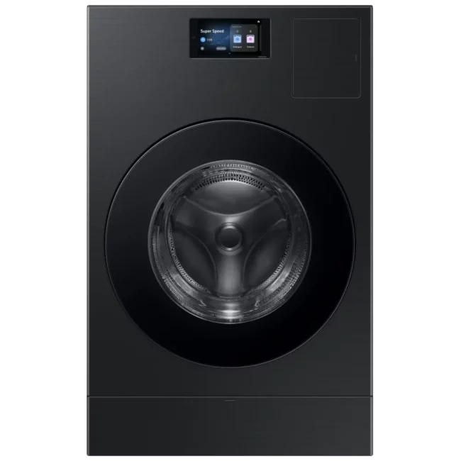 Laveuse-sécheuse Samsung Bespoke AI - 6,1 pi³, AI Home et cycle complet 68 min - WD90F53AVBAC