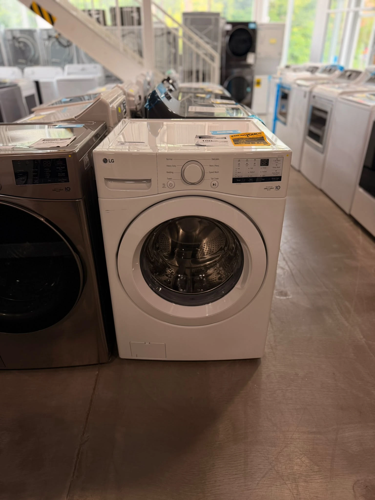 Laveuse frontale LG 27 po - 5,2 pi³, 1 300 tr/min & ENERGY STAR - WM3400CW – Image 3