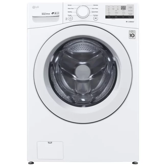 Laveuse frontale LG 5,2 pi³ - TrueBalance, ColdWash et 1 300 tr/min - WM3400CW